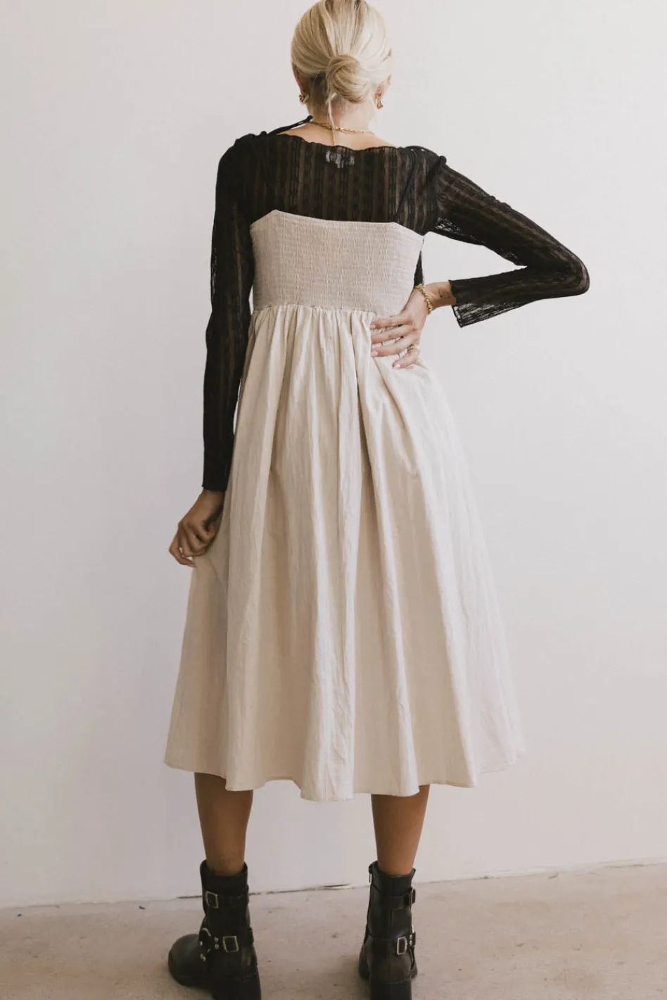 Bohme Perran Crochet Bodice Dress