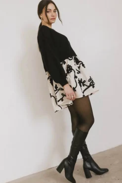 Bohme Petra Floral Sweater Dress