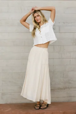 Bohme Phillipa Pleated Maxi Skirt in