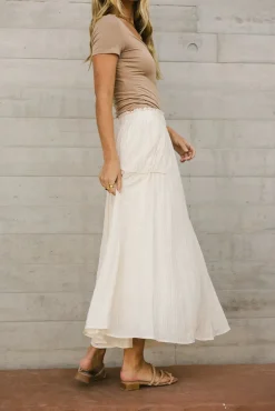 Bohme Phillipa Pleated Maxi Skirt in