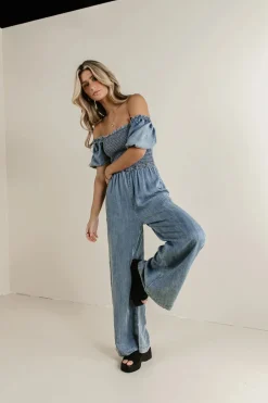 Bohme Piper Smocked Jumpsuit