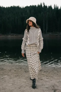 Bohme Pippin Plaid Maxi Skirt in