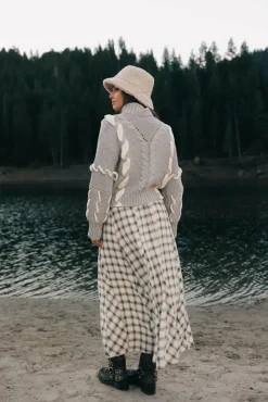 Bohme Pippin Plaid Maxi Skirt in
