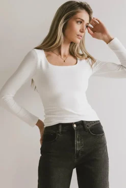 Bohme Polly Scoop Neck Top in