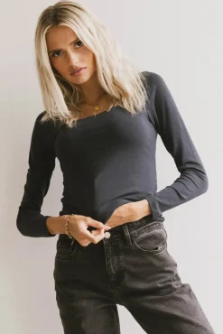 Bohme Polly Scoop Neck Top in