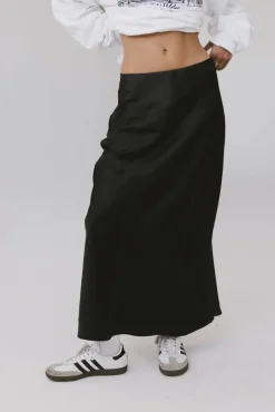 Bohme Preston Satin Skirt in
