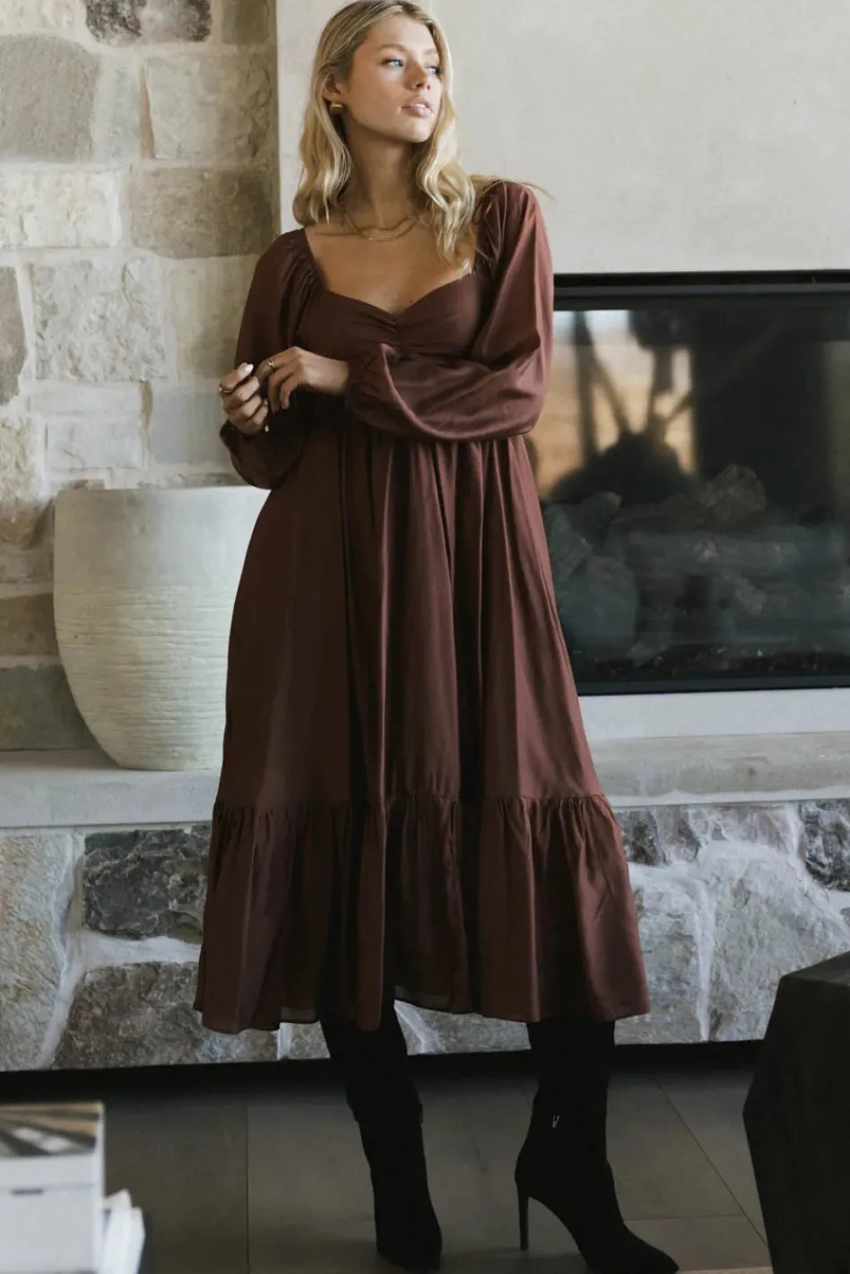 Bohme Rael Midi Dress in