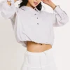 Bohme Rayna Striped Collared Top in - FINAL SALE