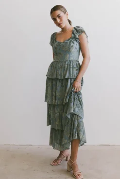 Bohme Rosera Floral Tiered Dress