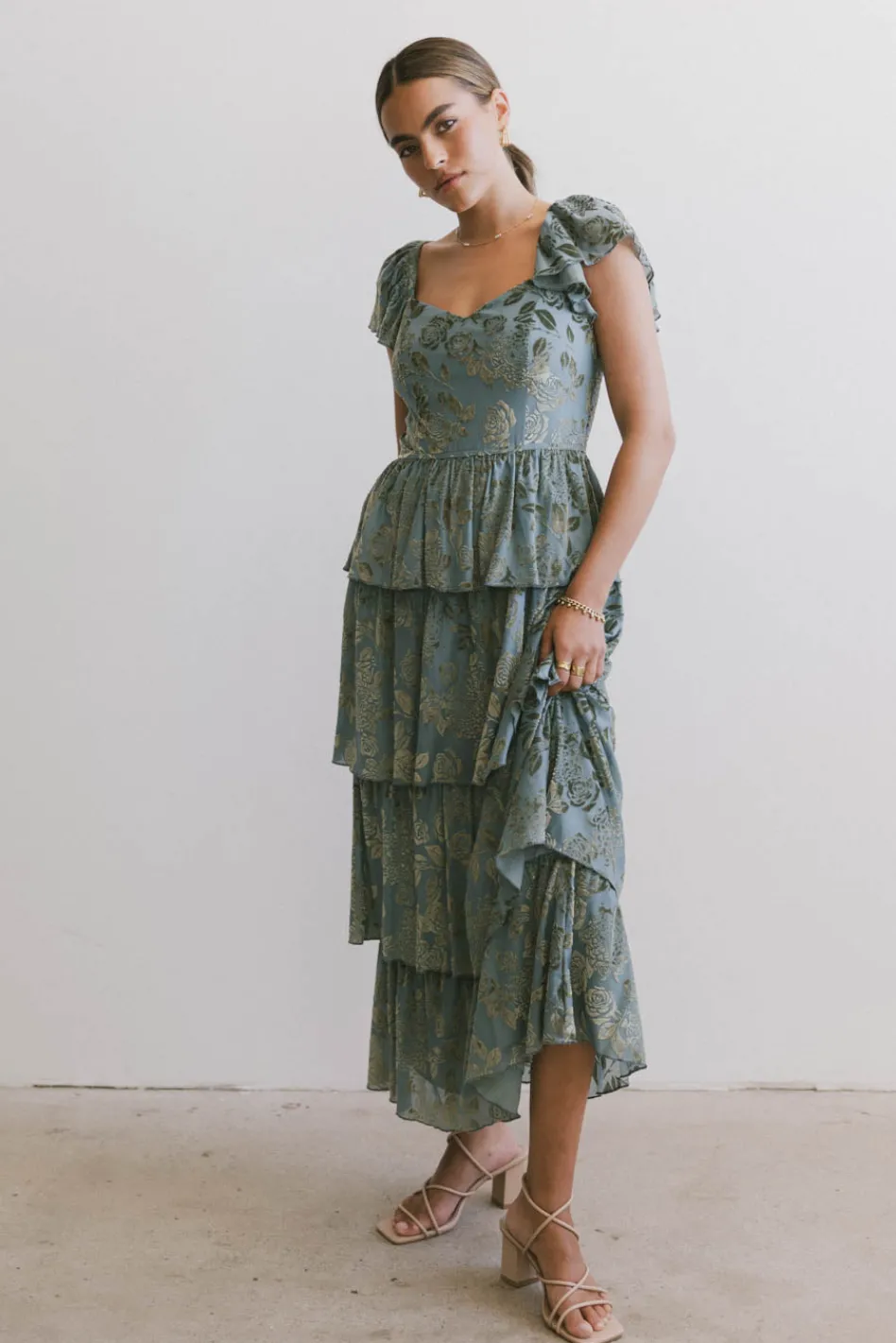 Bohme Rosera Floral Tiered Dress