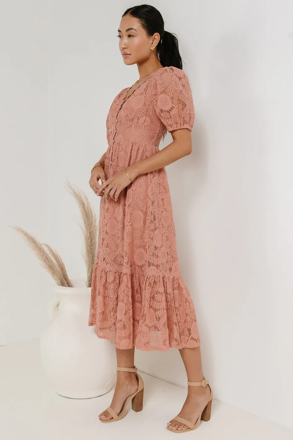 Bohme Rowan Lace Dress in - FINAL SALE
