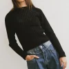 Bohme Ruby Striped Sheer Sweater in