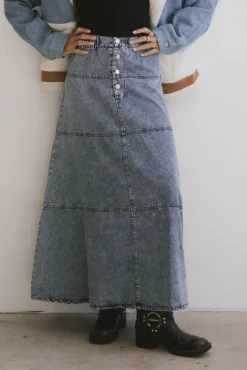 Bohme Rue Denim Skirt