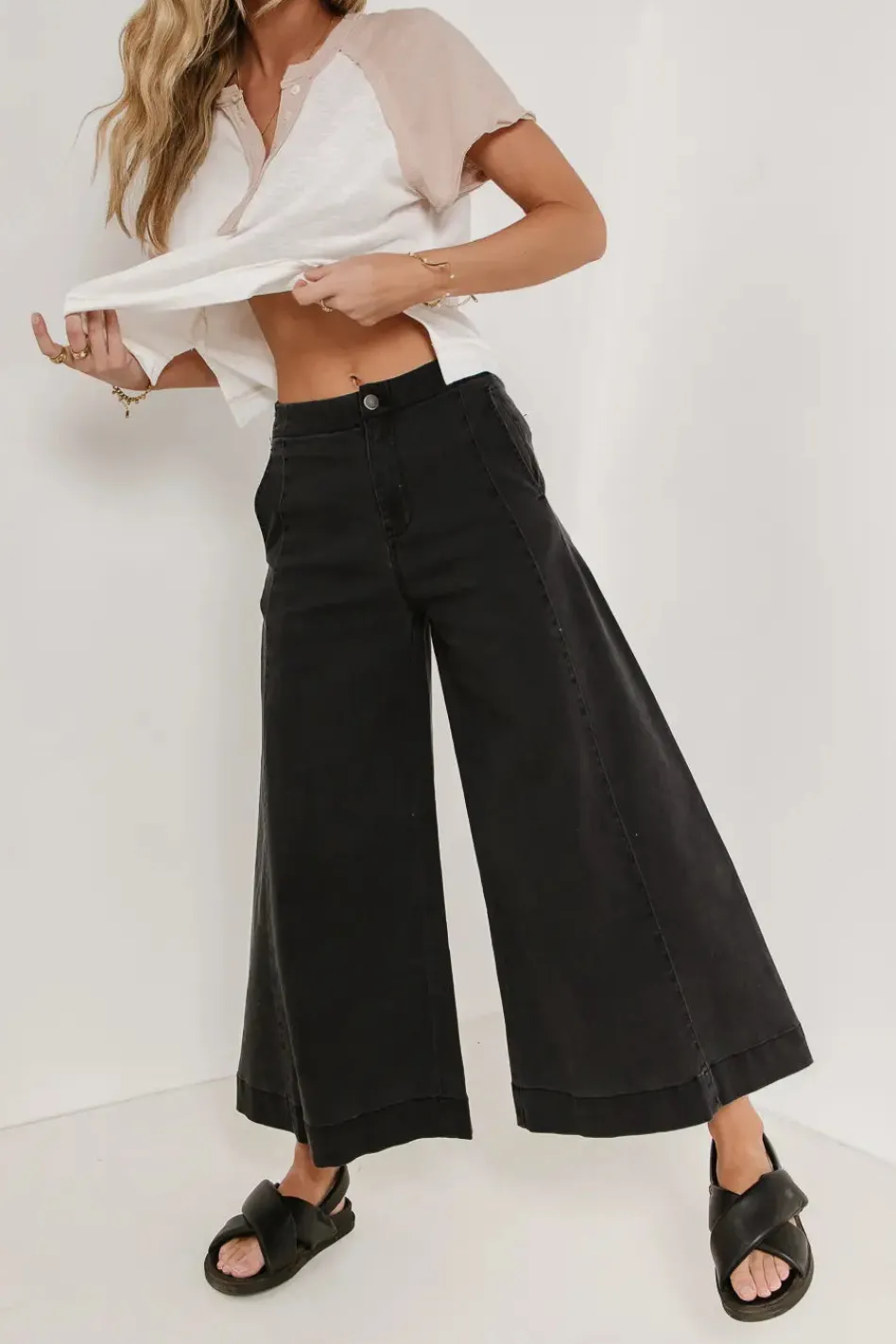 Bohme Rue Wide Leg Jeans in