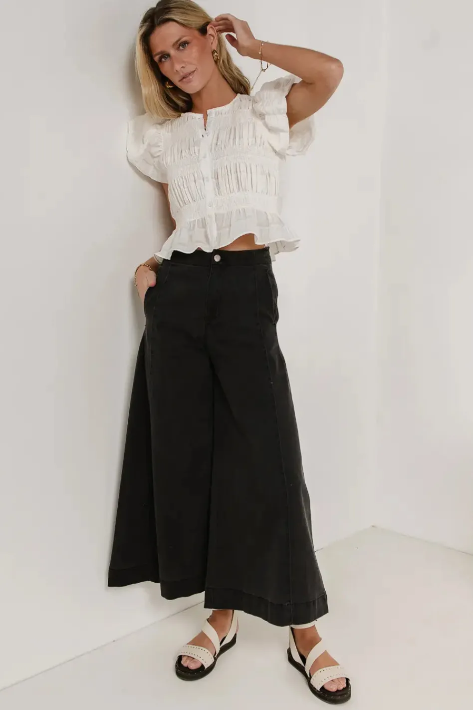 Bohme Rue Wide Leg Jeans in