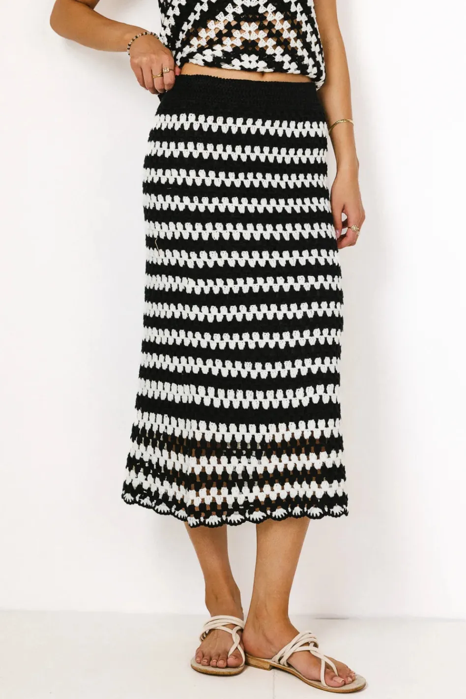 Bohme Rylan Crochet Skirt in