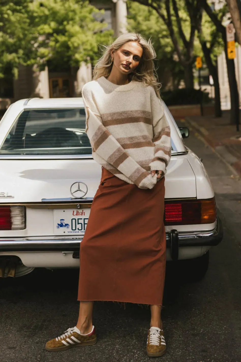 Bohme Rylie Denim Maxi Skirt in