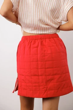 Bohme Sarah Quilted Mini Skirt in