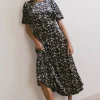 Bohme Serena Velvet Midi Dress