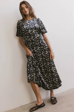 Bohme Serena Velvet Midi Dress