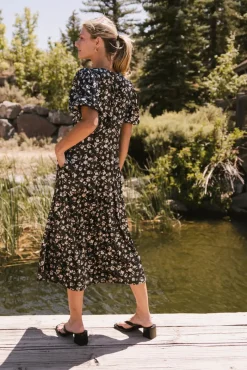 Bohme Serena Velvet Midi Dress