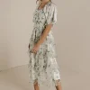 Bohme She Gets The Flowers Midi Dress - FINAL SALE