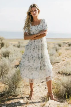 Bohme She Gets The Flowers Midi Dress - FINAL SALE