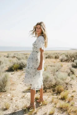 Bohme She Gets The Flowers Midi Dress - FINAL SALE