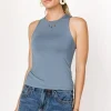Bohme Sleek Jersey Solid Tank in - FINAL SALE