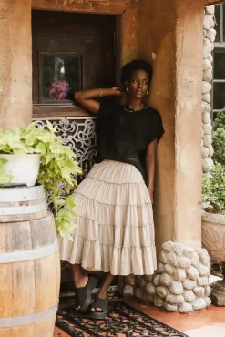 Bohme Soraya Sheer Sweater Top in - FINAL SALE