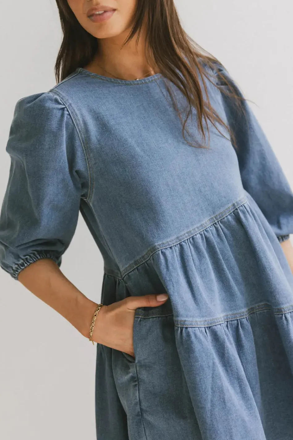 Bohme Sorrel Denim Mini Dress