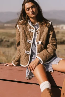 Bohme Tabitha Quilted Faux Leather Jacket