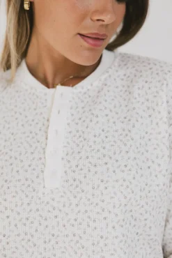 Bohme Talithia Floral Knit Top