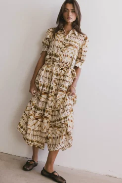 Bohme Tamara Abstract Midi Dress