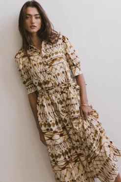 Bohme Tamara Abstract Midi Dress