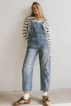 Bohme Tansy Denim Overalls in Medium Wash