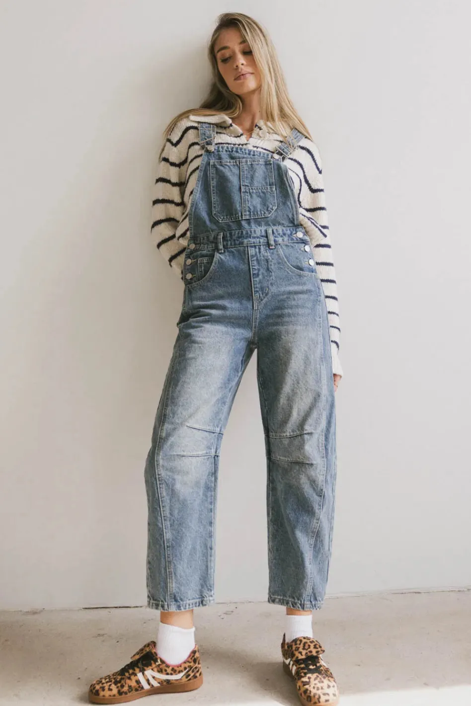 Bohme Tansy Denim Overalls in Medium Wash