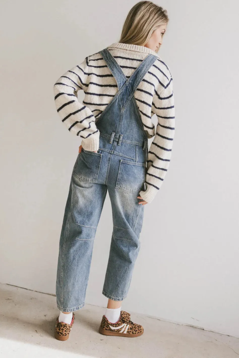 Bohme Tansy Denim Overalls in Medium Wash