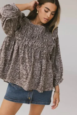Bohme Taya Ditsy Floral Blouse in
