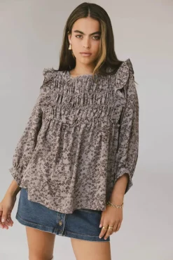 Bohme Taya Ditsy Floral Blouse in