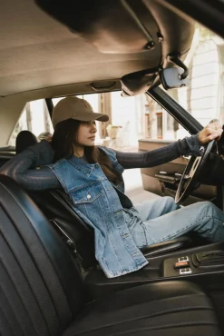 Bohme Taylor Denim Vest in Medium Wash