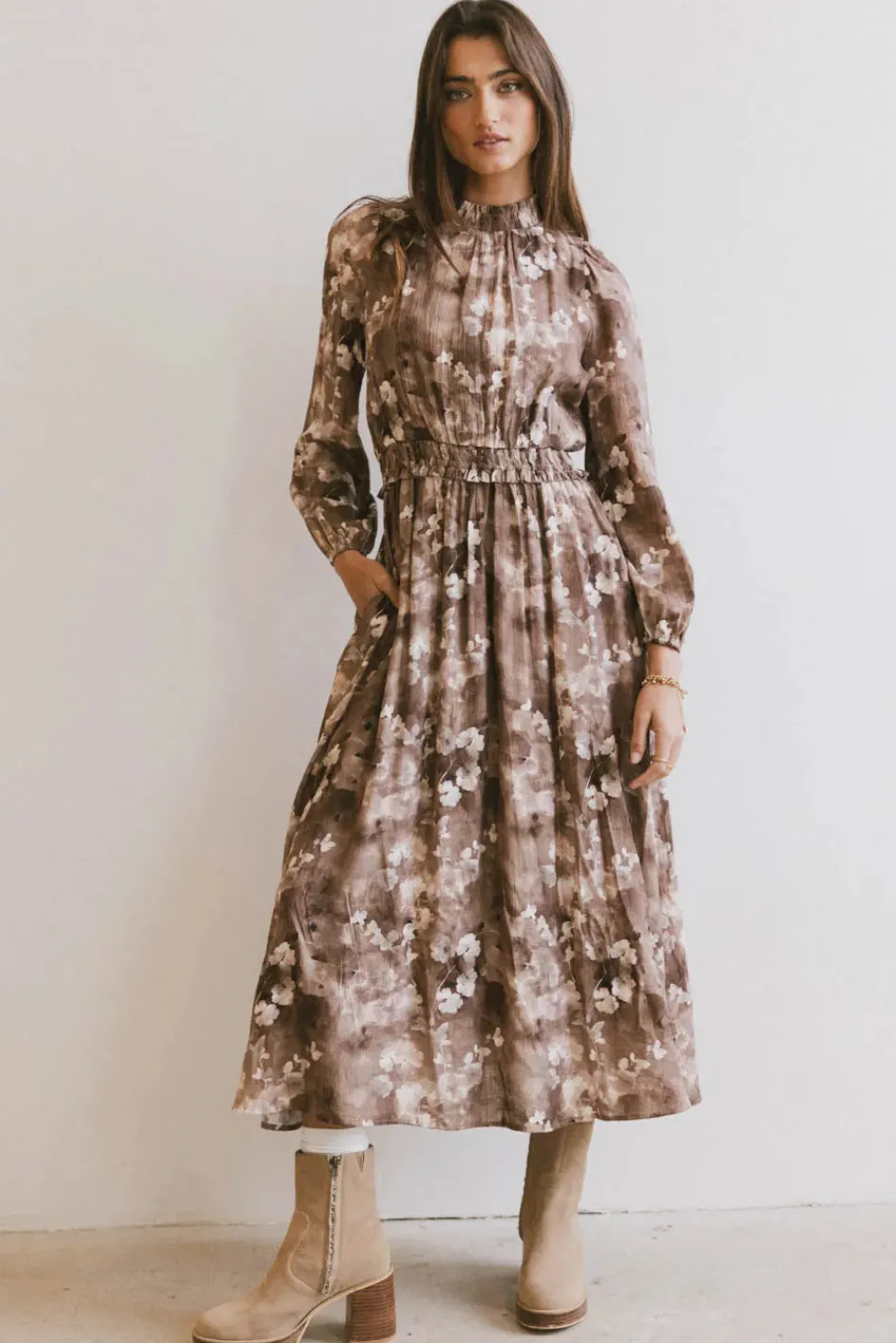 Bohme Terracotta Bloom Dress