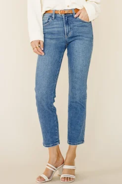Bohme Tillie Straight Leg Jeans in Medium Wash - FINAL SALE
