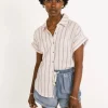 Bohme Topanga Striped Button Up in - FINAL SALE