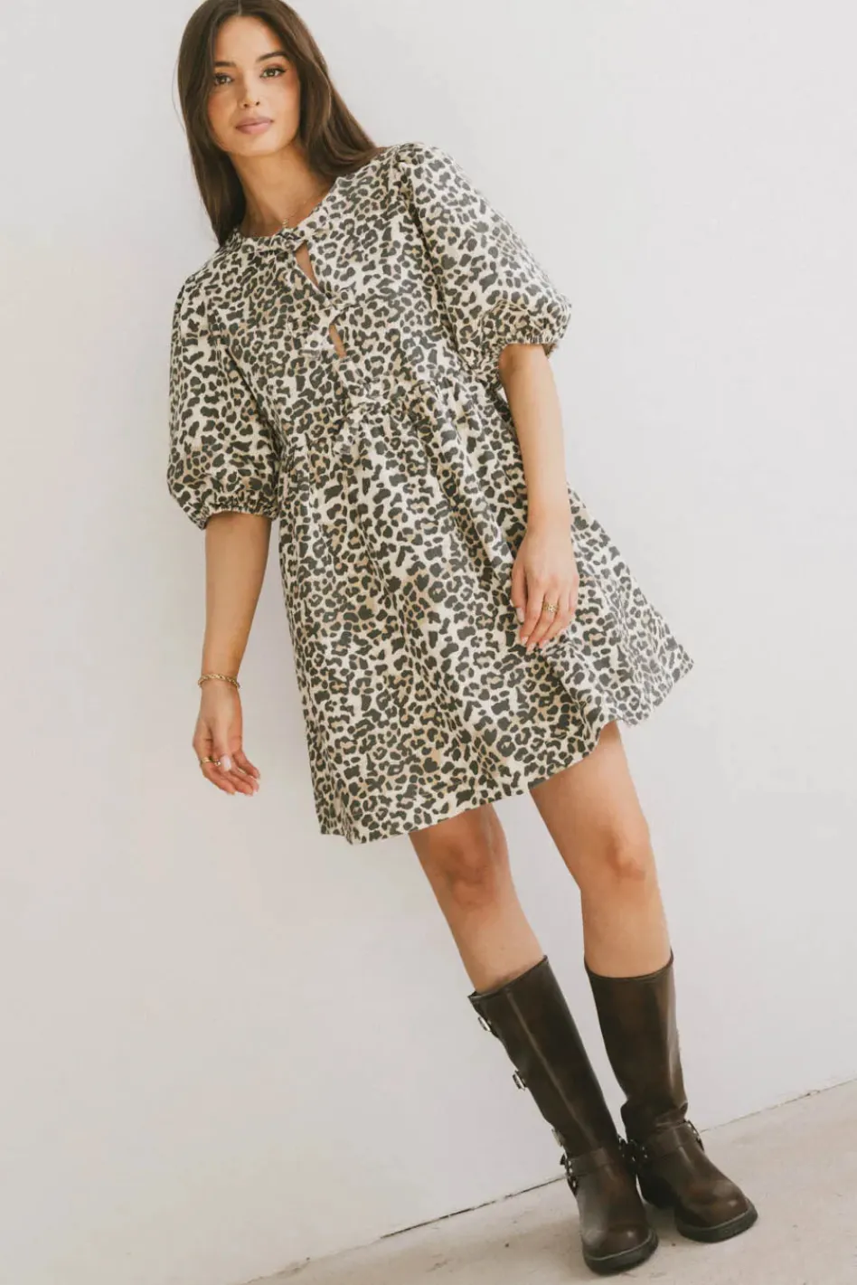 Bohme Tori Peplum Mini Dress in