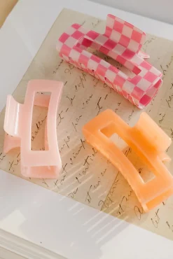 Bohme Translucent Rectangle Claw Clip in