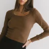 Bohme Tylar Scoop Neck Top in
