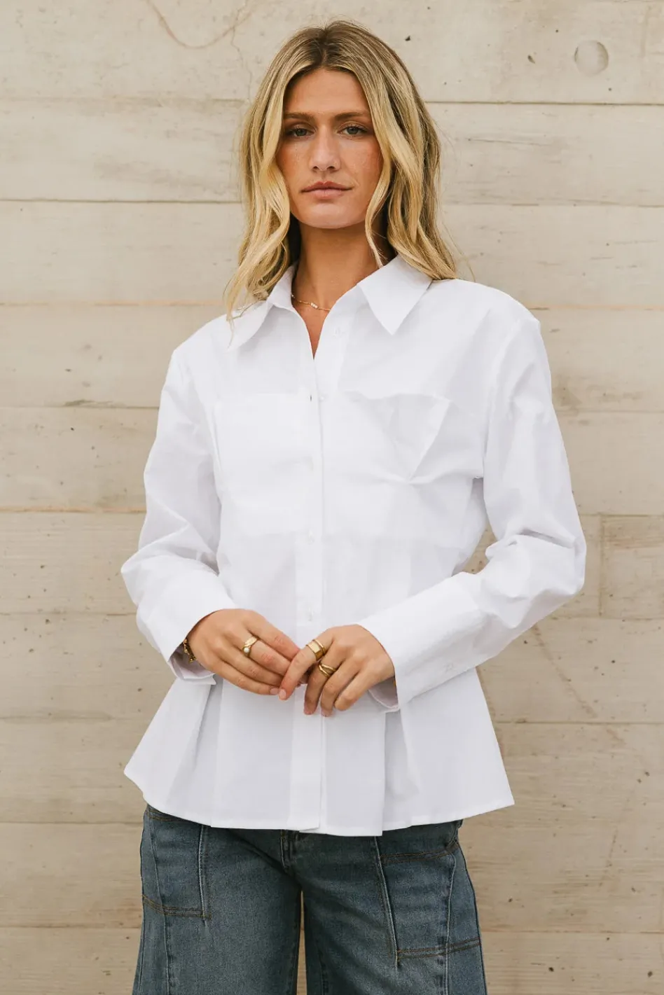 Bohme Valerie Corseted Button Up