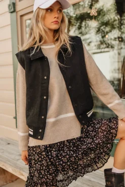 Bohme Varsity Snap Button Vest