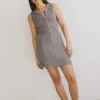 Bohme Vela Zip Up Mini Dress